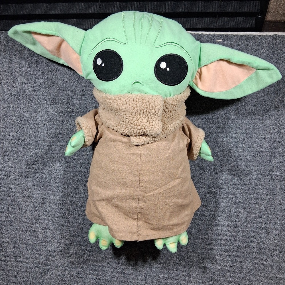 Disney Star Wars Baby Yoda Mandalorian The Child Pillow Plush 19" Tall Clean